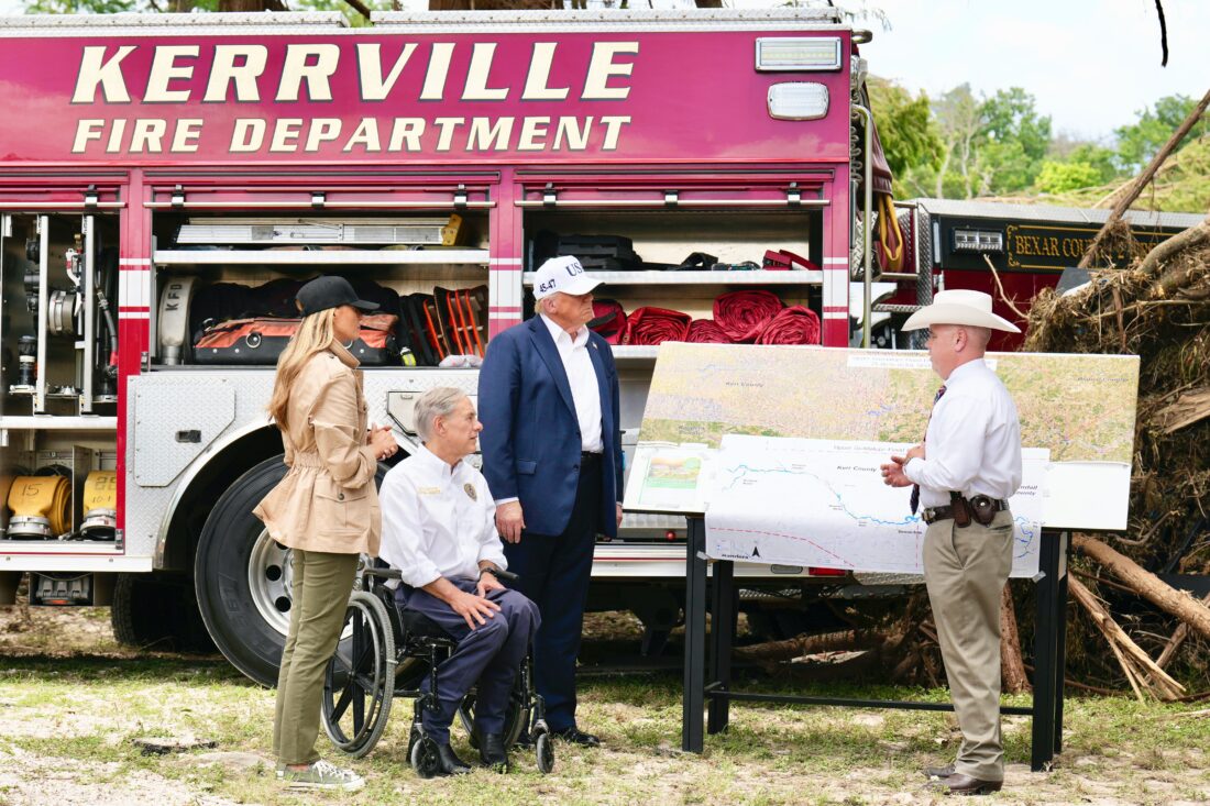 Trump tours Texas flood sites, defends response | News, Sports
